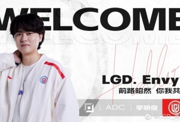 Chuyển nhượng LMHT: Envy gia nhập LGD, Rigby đầu quân cho C9