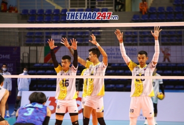 Không thể gây bất ngờ, Campuchia lỡ cơ hội tạo kì tích môn bóng chuyền nam SEA Games 31