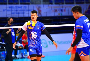 Sốc: Đả bại Thái Lan, tuyển bóng chuyền nam Campuchia giành HCĐ đầu tiên trong lịch sử