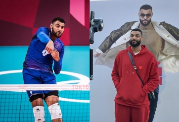 Sao bóng chuyền Pháp 'chán' bóng chuyền, chuyển sang làm rapper