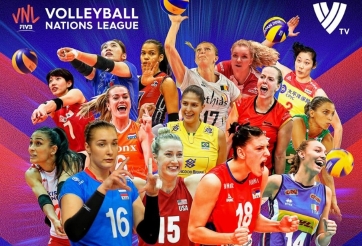 Lịch thi đấu tuần 2 giải bóng chuyền nữ Volleyball Nations League 2022