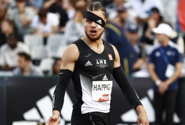 Bịt một mắt thi đấu, VĐV điền kinh Pháp vẫn giành chức vô địch