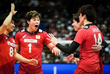 Thua nhanh trước Brazil, Nhật Bản phải đối đầu với ĐKVĐ Olympic tại tứ kết VNL 2022