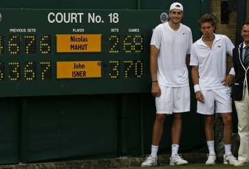 Trận đấu quần vợt dài nhất lịch sử: Kéo dài tới 3 ngày, bảng tỉ số ngừng hoạt động