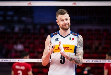 'Ông hoàng tốc độ' Zaytsev bất ngờ bị loại khỏi tuyển bóng chuyền nam Ý