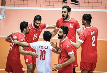 Tân binh Bahrain gây 'chấn động' trước anh cả châu Á tại AVC Cup 2022
