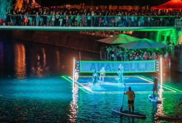 Slovenia tổ chức sự kiện Bóng chuyền dưới nước để quảng bá WCH 2022