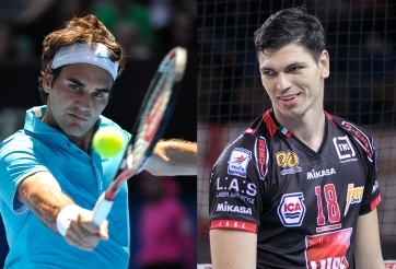 Sao bóng chuyền Serbia công khai 'khịa đểu' Federer trên MXH