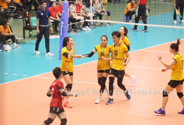 Lội ngược dòng ngoạn mục, Ninh Bình Doveco có chiếc cúp đầu tiên trong năm 2022