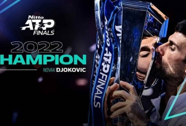 Hạ gục Ruud, Djokovic san bằng kỷ lục của Federer tại ATP Finals