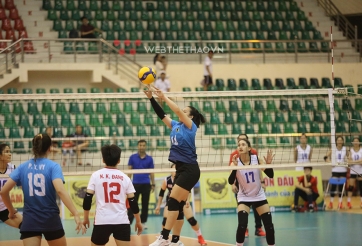 Thanh Thúy bất lực, ĐKVĐ Long An thảm bại trước bóng chuyền Quân đội