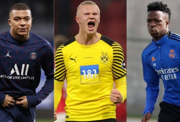 Top những cầu thủ đắt giá nhất thế giới: Mbappe bứt phá, bất ngờ Haaland
