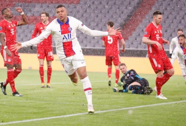 Phá lưới Bayern Munich, Mbappe đi vào lịch sử Champions League