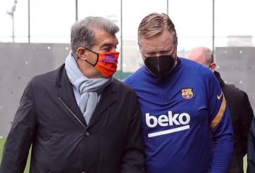 Chủ tịch Barca chính thức gặp mặt, định đoạt tương lai Koeman