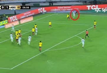 Messi 'tấu hài' vô tình mở ra bàn thắng cho Argentina tại Vòng loại World Cup 2022