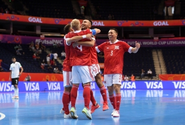 Nga hủy diệt hoàn toàn Ai Cập trong trận ra quân Futsal World Cup