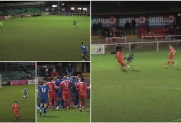 Trận bóng 'kinh dị' chưa từng có, cầu thủ 'tẩn' nhau như đại hội võ lâm