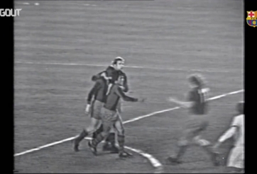 VIDEO: Huyền thoại Barca 'nghiền nát' hàng thủ Real