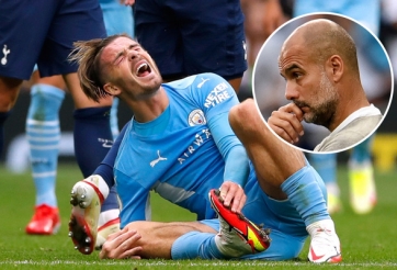 Cận cảnh pha kung-fu của cầu thủ Wolves với Jack Grealish