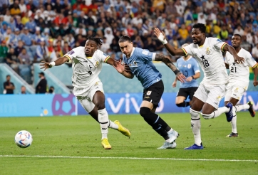 Trực tiếp Uruguay vs Ghana: Ăn miếng trả miếng