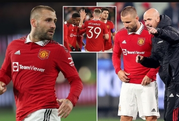 Ten Hag nói thẳng lý do để Luke Shaw đá trung vệ tại MU