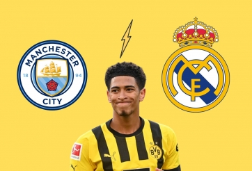 Jude Bellingham, cuộc chiến chuyển nhượng giữa Man City và Real Madrid