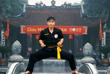 Võ sư Út Nguyễn múa quyền dưới mưa 'giữ lửa' võ cổ truyền Việt Nam