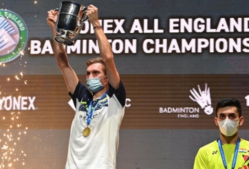 Kết quả giải toàn Anh mở rộng 2022: Viktor Axelsen 'lấy lại' ngôi vương
