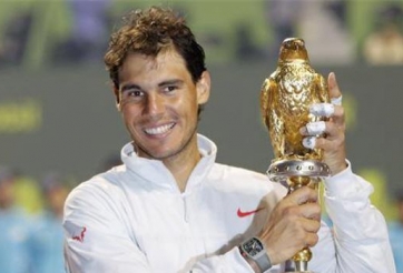 Thắng nhọc Monfils, Nadal lên ngôi vô địch Qatar Open 2014