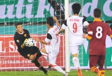 Video bàn thắng: U19 Việt Nam 1-2 U19 AS Roma (Cup tứ hùng)