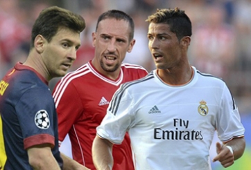 Quả bóng Vàng 2013: Thêm một thống kê thú vị về Ro-Me-Ri