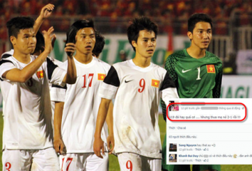 'U19 đá hay quá cơ... Nhưng thua mẹ nó 2-1 rồi'