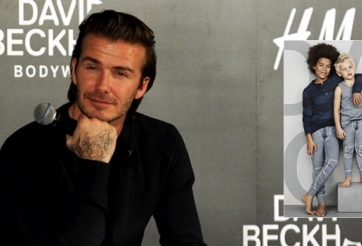 Beckham thiết kế đồ trẻ em kiếm thêm thu nhập