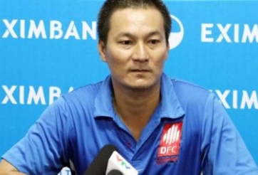 Thua trận, HLV Ngô Quang Sang vẫn khen ngợi các học trò