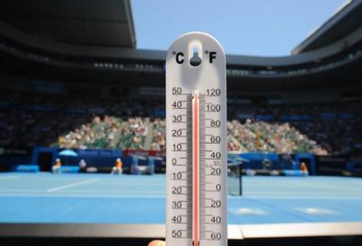 Australia Open 2014: Các tay vợt phàn nàn về cái nóng hơn 40 độ