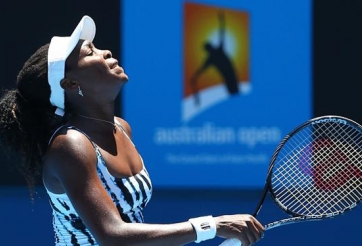 Venus Williams bất ngờ bị loại tại vòng 1 Australia Open 2014