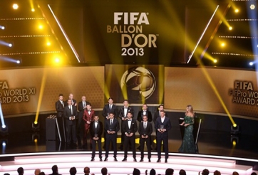 Công bố đội hình tiêu biểu FIFA 2013: Vắng bóng Premier League, La Liga lại áp đảo