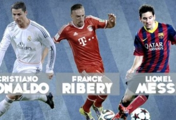 Khoảng cách Quả bóng Vàng - Quả bóng Đồng chỉ là 4%