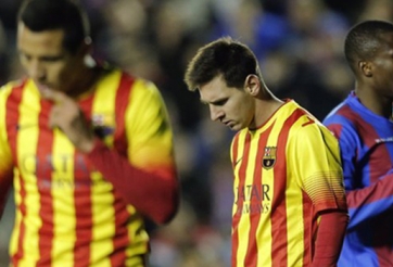 Messi tịt ngòi, Barcelona hòa nhọc Levante