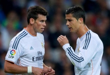 Gareth Bale được chia sẻ quyền đá phạt cùng với Ronaldo