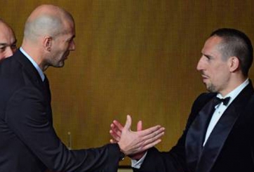 Zidane vẫn muốn Ribery nhận giải thưởng