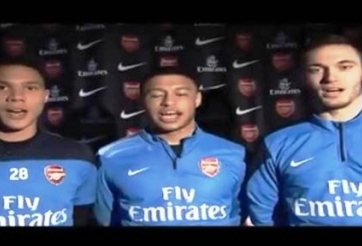 Cầu thủ Arsenal chúc Tết bằng tiếng Việt