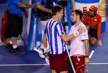 Australian Open 2014: Đánh bại Tomas Berdych, Wawrinka có vé vào chơi trận chung kết