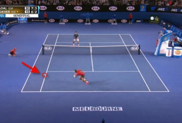 Video tennis: Pha cứu bóng không tưởng của Rafael Nadal (bán kết Australian Open 2014)