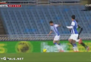 Video bàn thắng: Real Sociedad 4-0 Elche (Vòng 21 - La Liga 2013/14)