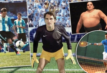 Video: Cuộc đối đầu thú vị giữa Messi và Federer