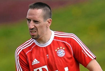 Bayern Munich mất Ribery một thời gian