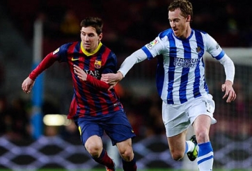Video bóng đá: Messi hành hạ hàng phòng ngự Real Sociedad