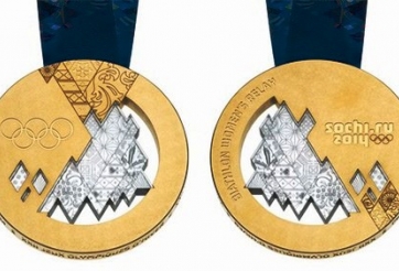 Mất 3kg vàng để chế tác huy chương cho Olympic Sochi