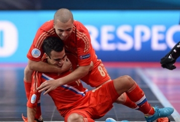 Giải vô địch Futsal châu Âu: Nga bất ngờ đánh bại Tây Ban Nha ở bán kết
